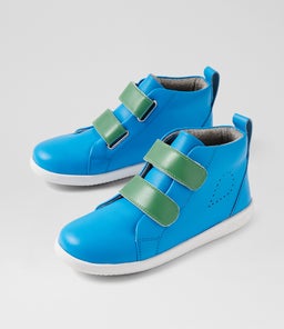 KP GRASS COURT HIGH BQ BRILLIANT BLUE LEATHER