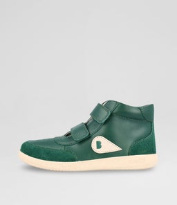 KP CHAMP HIGH BQ DEEP EMERALD CHALK LEATHER