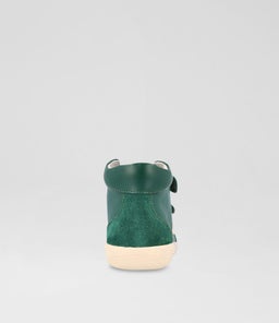 KP CHAMP HIGH BQ DEEP EMERALD CHALK LEATHER