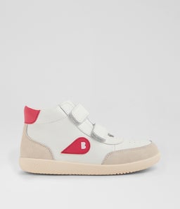 KP CHAMP HIGH BQ CHALK RADIANT RASPBERRY LEATHER