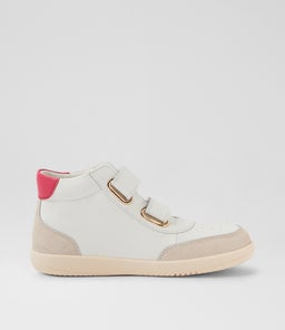 KP CHAMP HIGH BQ CHALK RADIANT RASPBERRY LEATHER