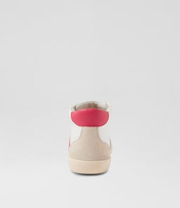 KP CHAMP HIGH BQ CHALK RADIANT RASPBERRY LEATHER