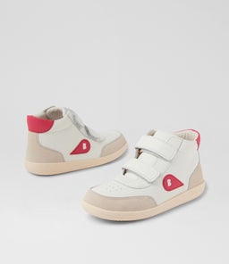 KP CHAMP HIGH BQ CHALK RADIANT RASPBERRY LEATHER