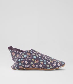 SS ENCHANTMENT BQ GRAPE FLORAL LEATHER