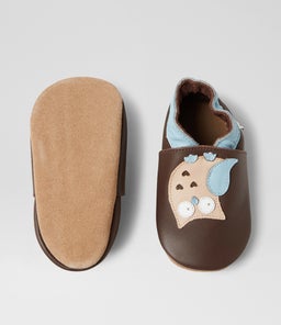 SS OWL BQ CHOC LEATHER