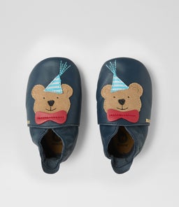 SS PARTY BEAR BQ NAVY LEATHER