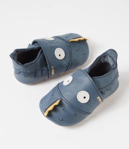 SS GRUFF BQ NAVY LEATHER