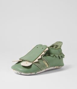 SS SNAP BQ OLIVE LEATHER