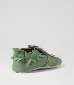 SS SNAP BQ OLIVE LEATHER