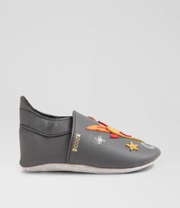 SS COSMIC ROCKET BQ CHARCOAL LEATHER