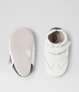 SS PITCH BQ WHITE NAVY LEATHER