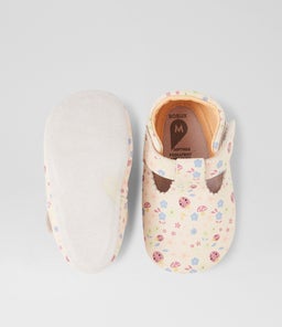 SS MEADOW BQ PEARL FLORAL LEATHER