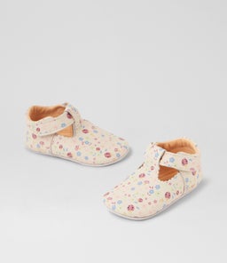 SS MEADOW BQ PEARL FLORAL LEATHER