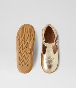 KP POPPY BQ GOLD LEATHER