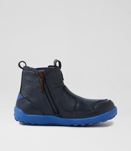 IW TRAIL BQ NAVY LEATHER