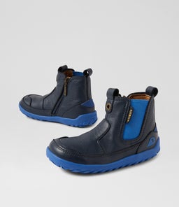IW TRAIL BQ NAVY LEATHER