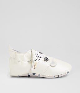 SS SEAL BQ WHITE PEARLISED LEATHER