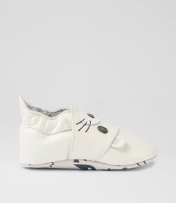 SS SEAL BQ WHITE PEARLISED LEATHER