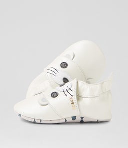SS SEAL BQ WHITE PEARLISED LEATHER