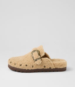 SKYLAR BW NATURAL FAUX SHEARLING