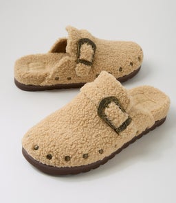 SKYLAR BW NATURAL FAUX SHEARLING