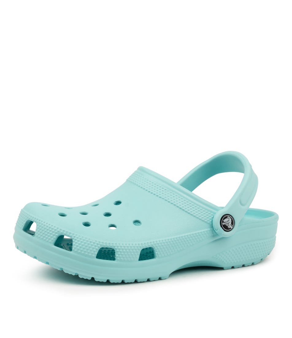Mint clearance blue crocs