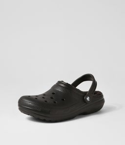 203591 CLASSIC LINED CLOG BLACK SMOOTH