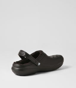203591 CLASSIC LINED CLOG BLACK SMOOTH
