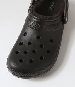 203591 CLASSIC LINED CLOG BLACK SMOOTH