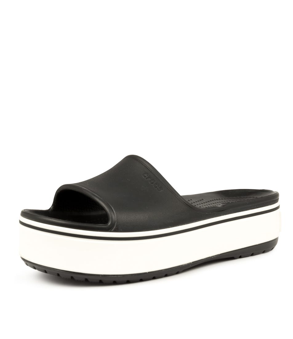Crocs crocband platform slide discount