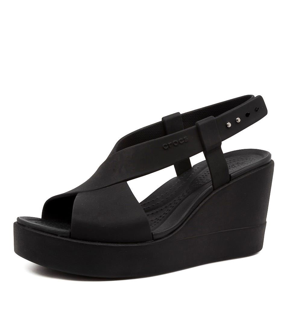 Brooklyn High Wedge Bk bk by Crocs Shop Online at Styletread NZ