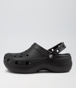 CLASSIC PLATFORM CLOG W CC BLACK CROSLITE