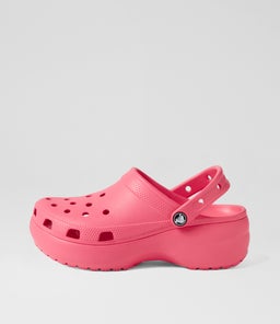CLASSIC PLATFORM CLOG W CC HYPER PINK CROSLITE