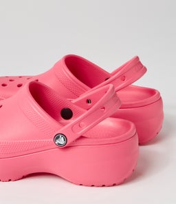 CLASSIC PLATFORM CLOG W CC HYPER PINK CROSLITE