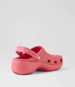 CLASSIC PLATFORM CLOG W CC HOT BLUSH CROSLITE