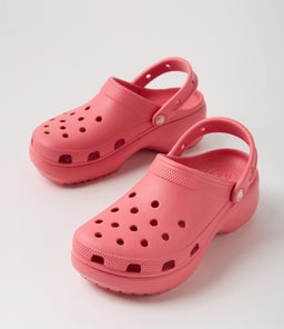 CLASSIC PLATFORM CLOG W CC HOT BLUSH CROSLITE