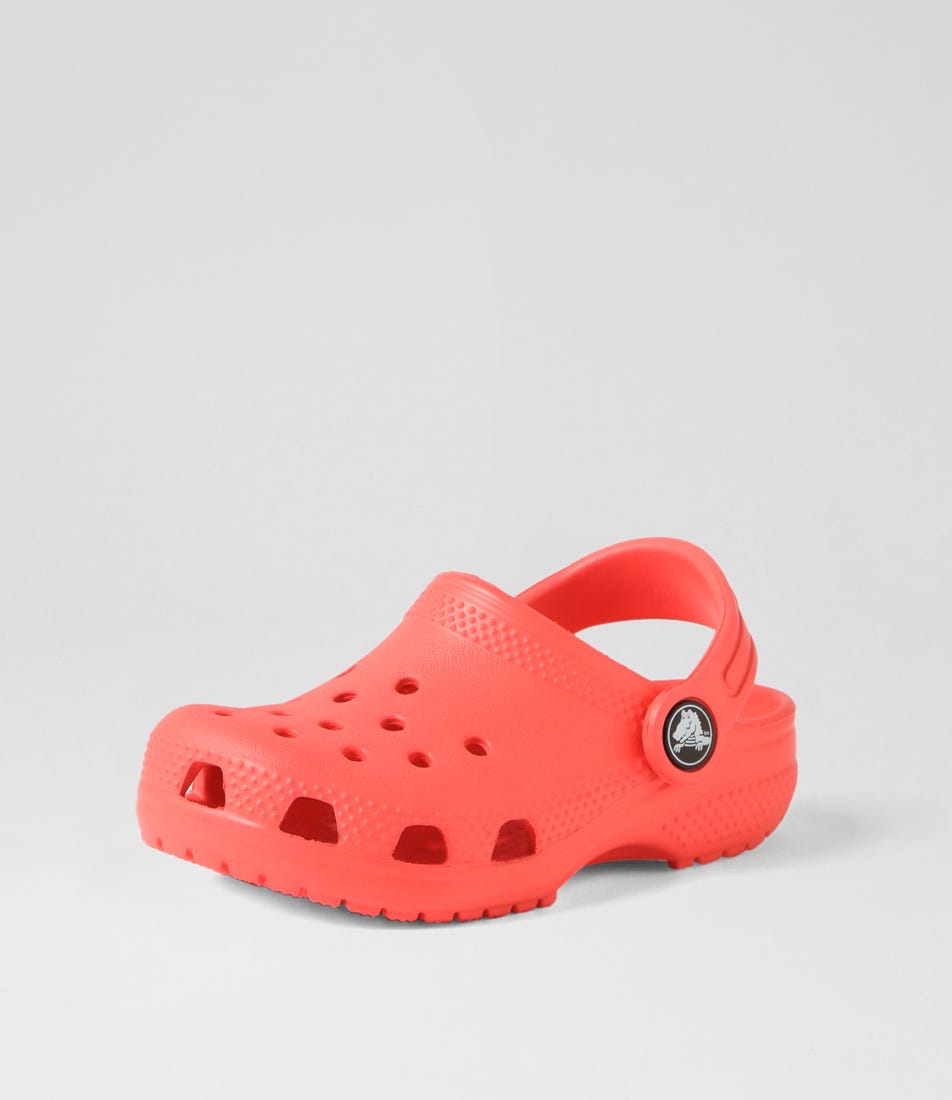 Classic Clog Tot Neon Watermelon Sandals by Crocs Shop Online at