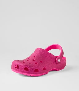 205942 CLASSIC GLITTER CLOG CC PINK CRUSH CROSLITE
