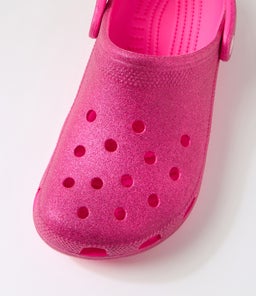 205942 CLASSIC GLITTER CLOG CC PINK CRUSH CROSLITE
