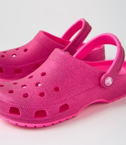 205942 CLASSIC GLITTER CLOG CC PINK CRUSH CROSLITE