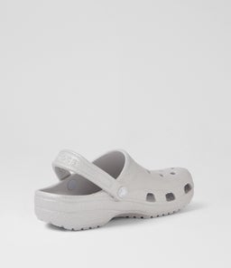 205942 CLASSIC GLITTER CLOG CC SILVER GLITTER CROSLITE