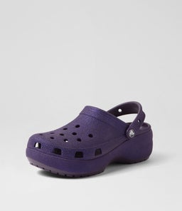 207241 PLATFORM GLITTER CC DK IRIS CROSLITE
