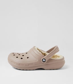203591 CLASSIC LINED CLOG W CC MUSHROOM BONE CROSLITE