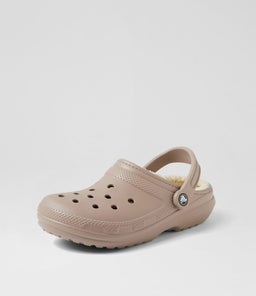 203591 CLASSIC LINED CLOG W CC MUSHROOM BONE CROSLITE