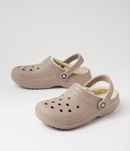 203591 CLASSIC LINED CLOG W CC MUSHROOM BONE CROSLITE