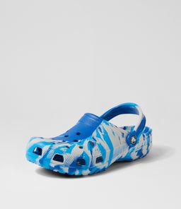 206867 C MARBLED CLOG M CC BLUE BOLT MULTI SMOOTH