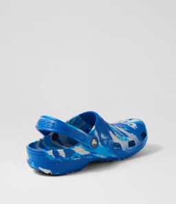 206867 C MARBLED CLOG M CC BLUE BOLT MULTI SMOOTH