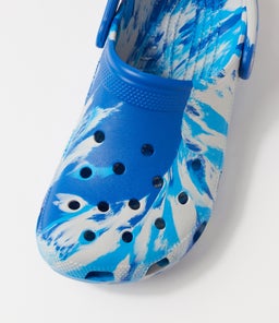 206867 C MARBLED CLOG M CC BLUE BOLT MULTI SMOOTH