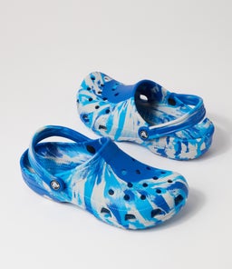 206867 C MARBLED CLOG M CC BLUE BOLT MULTI SMOOTH