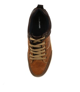 C VICTOR TAN BROWN LEATHER
